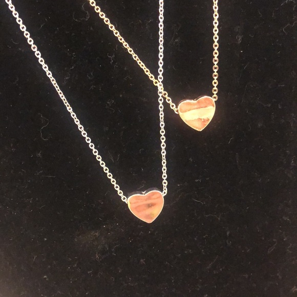 Little Polished Sculptural Heart Necklace,NWT-Boutique - Picture 5 of 10